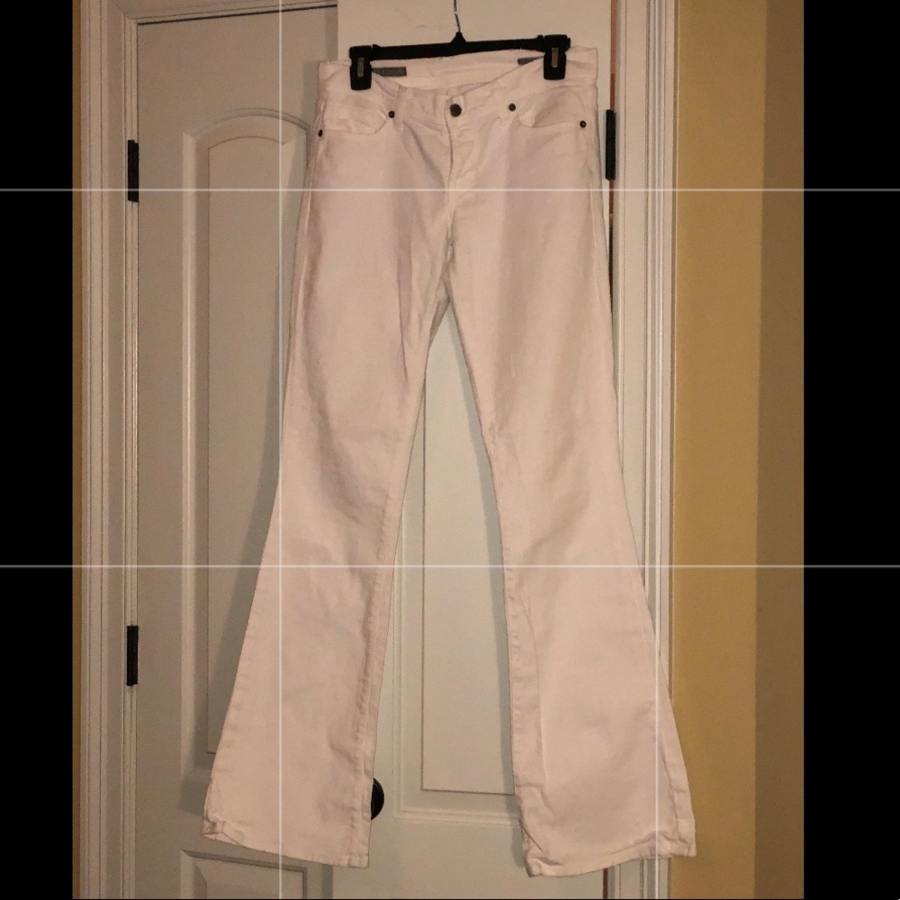 Citizens of Humanity White Bootcut Jeans Size 29